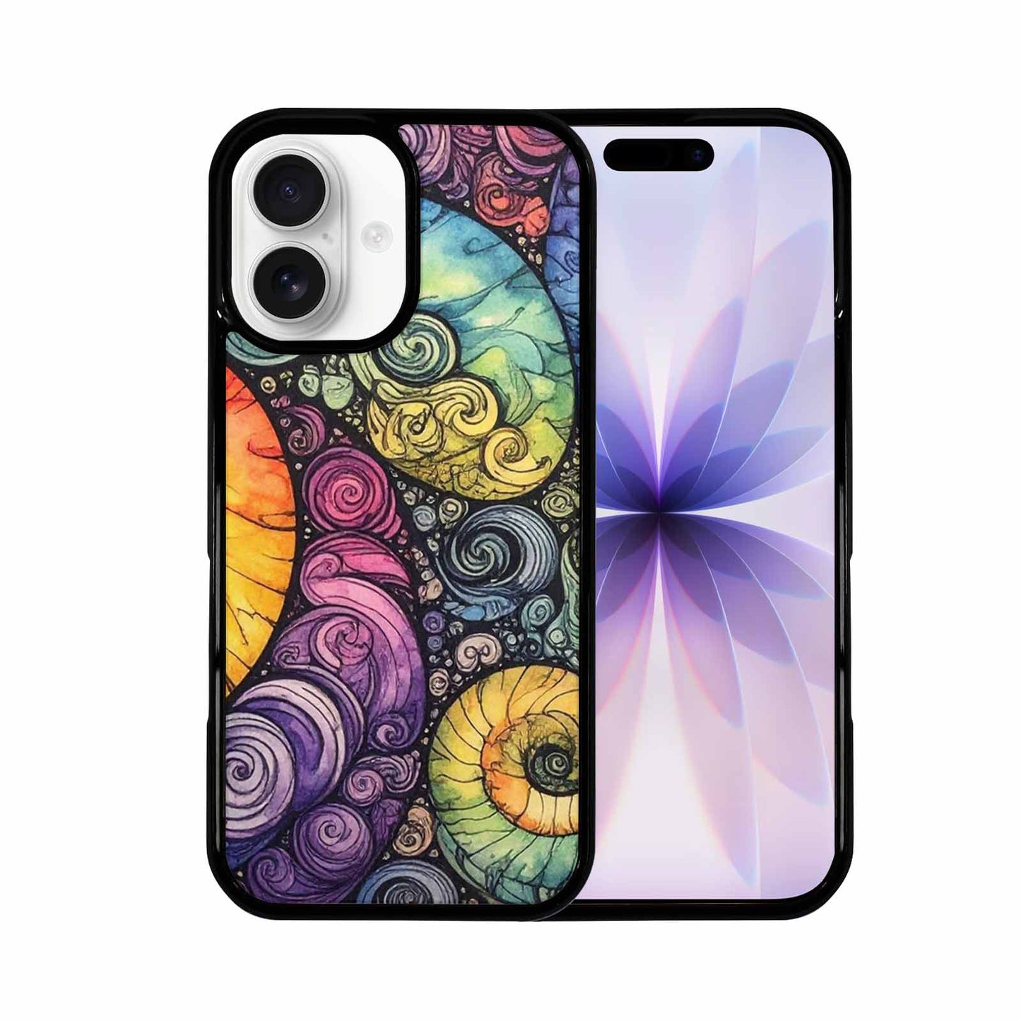 iPhone 17 Case — Tie Dye Swirls (black Tie Dye, Unique Phone Case Design