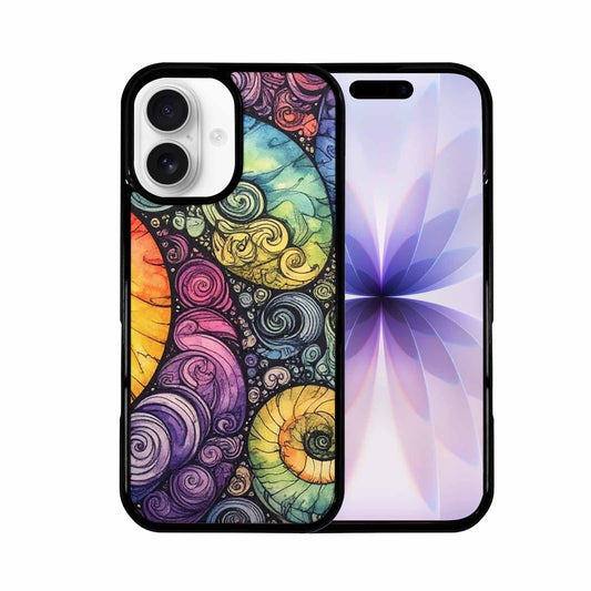 iPhone 17 Case — Tie Dye Swirls (black Tie Dye, Unique Phone Case Design