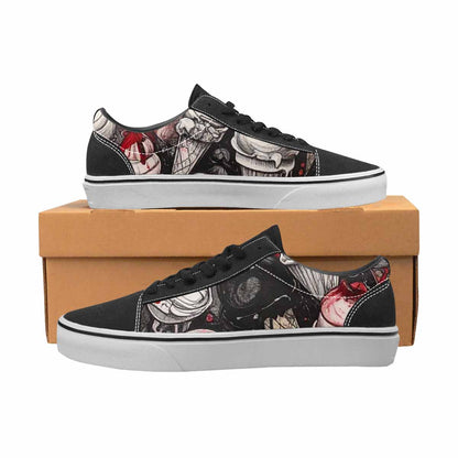 WOMEN'S Ice Cream Motif Lace-Up Canvas Dreamlike Custom Shoes