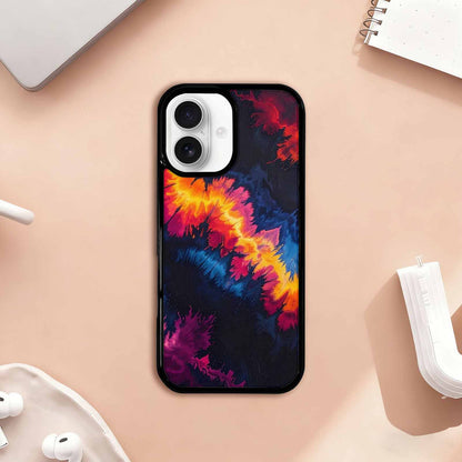 iPhone 17 Case — Tie Dye Dark Art Tie Dye, Unique Phone Case Design