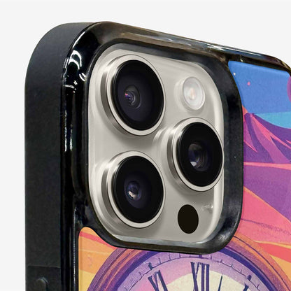 iPhone 16 Pro Case — Salvadore Dali Surrealist Dreamscape Pattern Melting, Custom Designed Case Cover