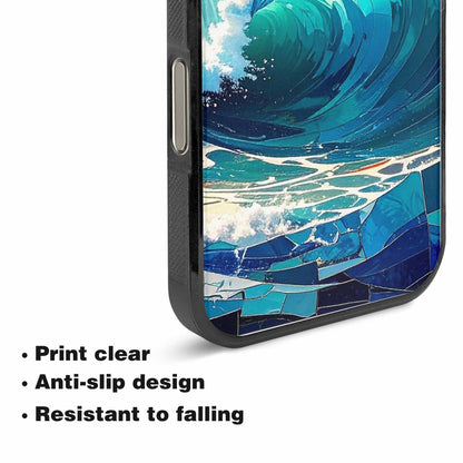 iPhone 15 Pro Max Case — Wave Crest Splash Wave Crest Splash, Customized Protective Case