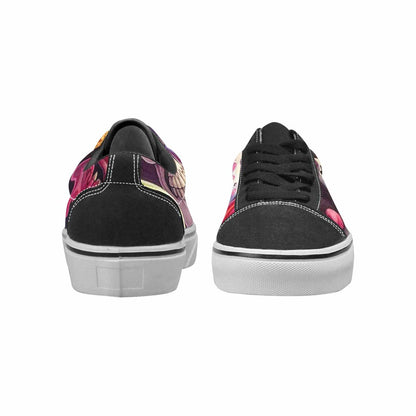 WOMEN'S Ice Cream Monsters  Lace-Up Canvas Kaleidoscope Sneakers