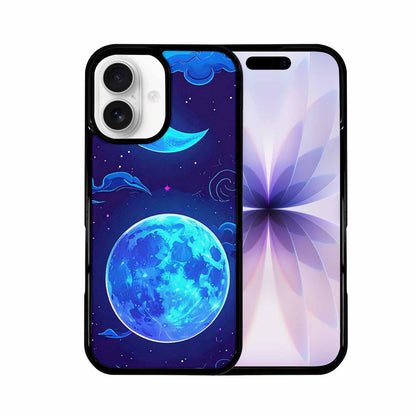 iPhone 17 Case — Neon Winter Moon Cartoon Cute, Unique Phone Case Design