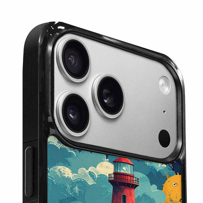 iPhone 17 Pro Case — Vintage Monsters Lighthouse Retro Vintage, Unique Phone Case Design