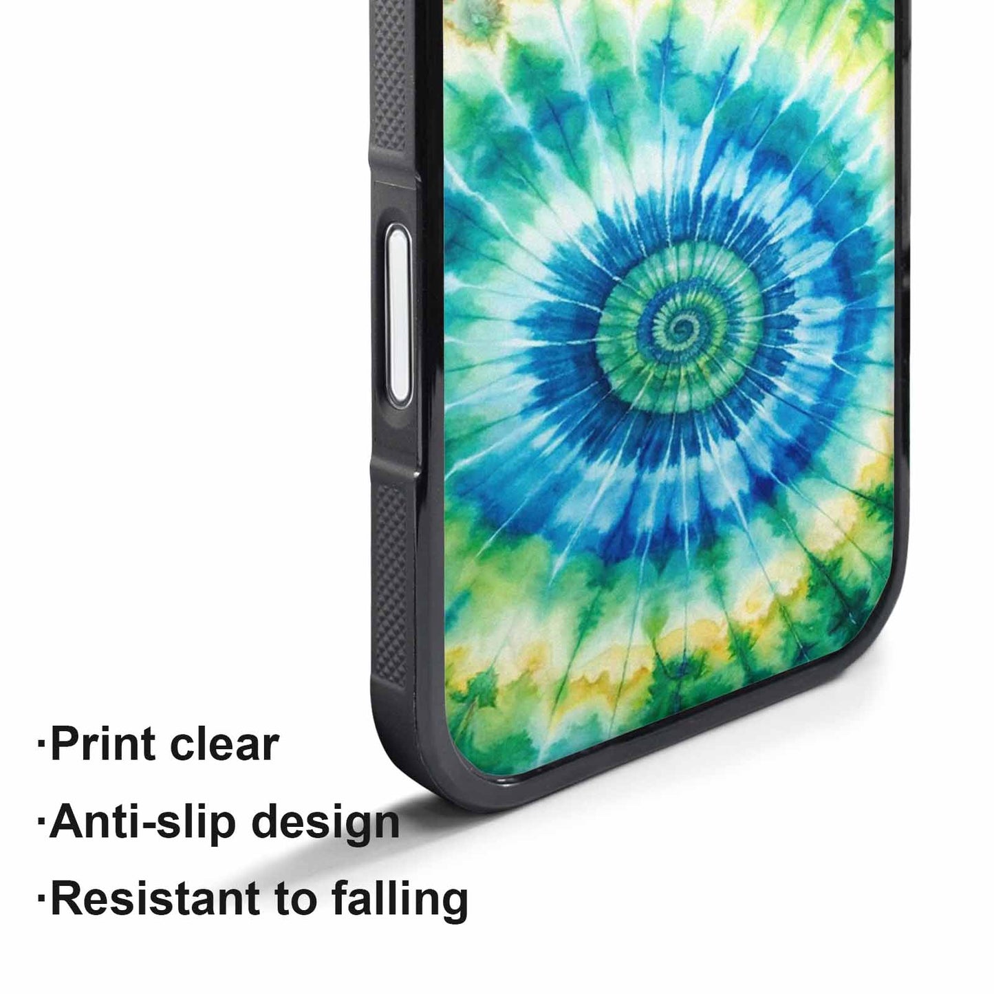 iPhone 17 Pro Case — Small Tie Dye Swirl Pattern Tie, Custom Print Case Cover