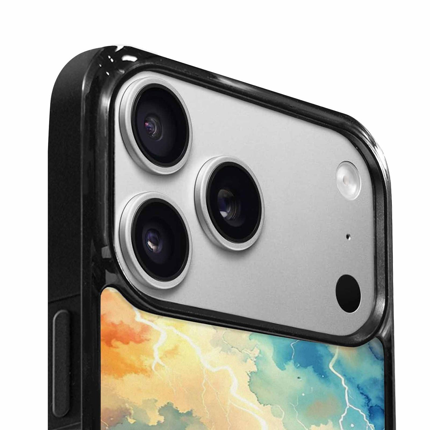 iPhone 17 Pro Case — Vintage Spring Lightning Bolt Retro Vintage, Custom Print Case Cover