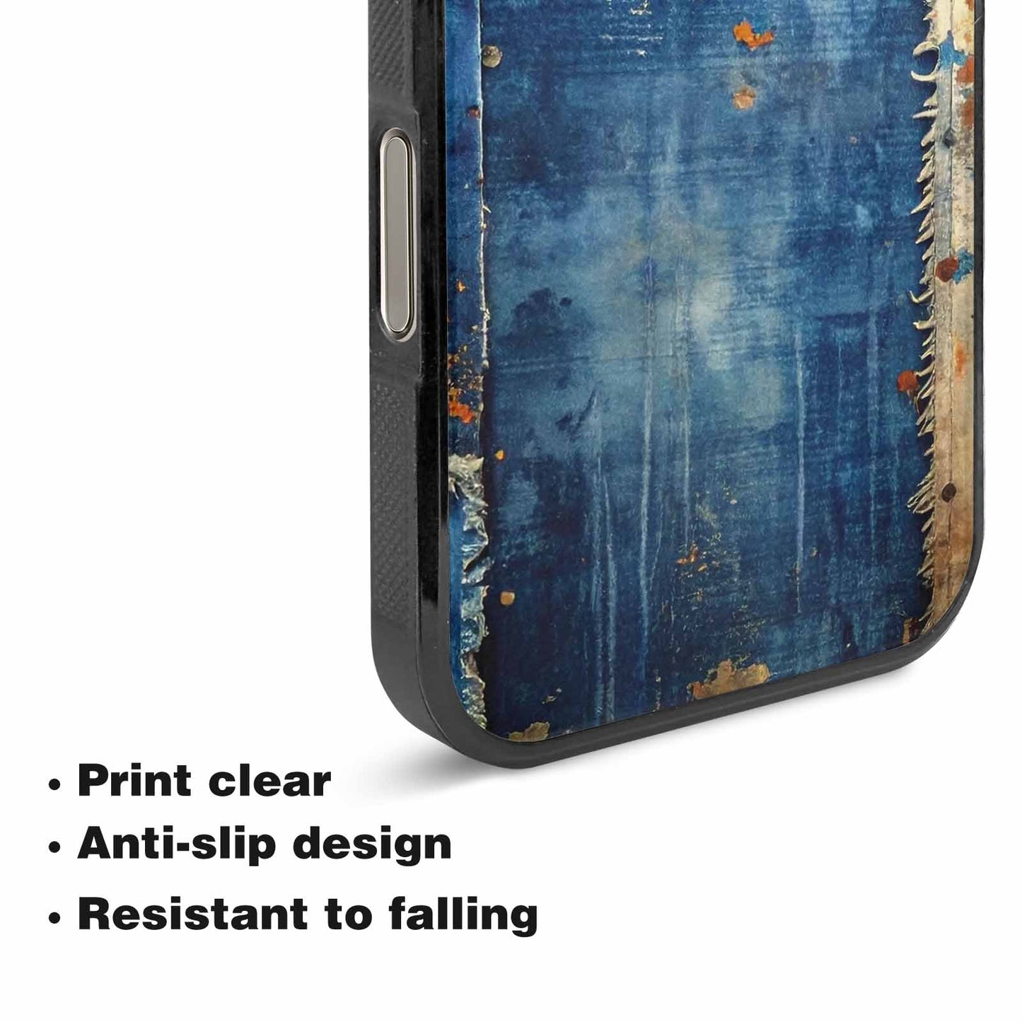 iPhone 16 Pro Case — Curve The Ripping Demin Tectures For, Custom Designed Case Cover