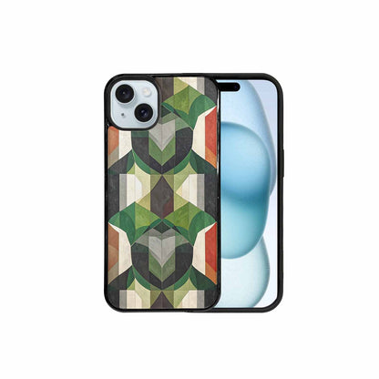 iPhone 15 Plus Case — Aromantic Flag Color Theme Small Rainbow, Personalized Phone Case