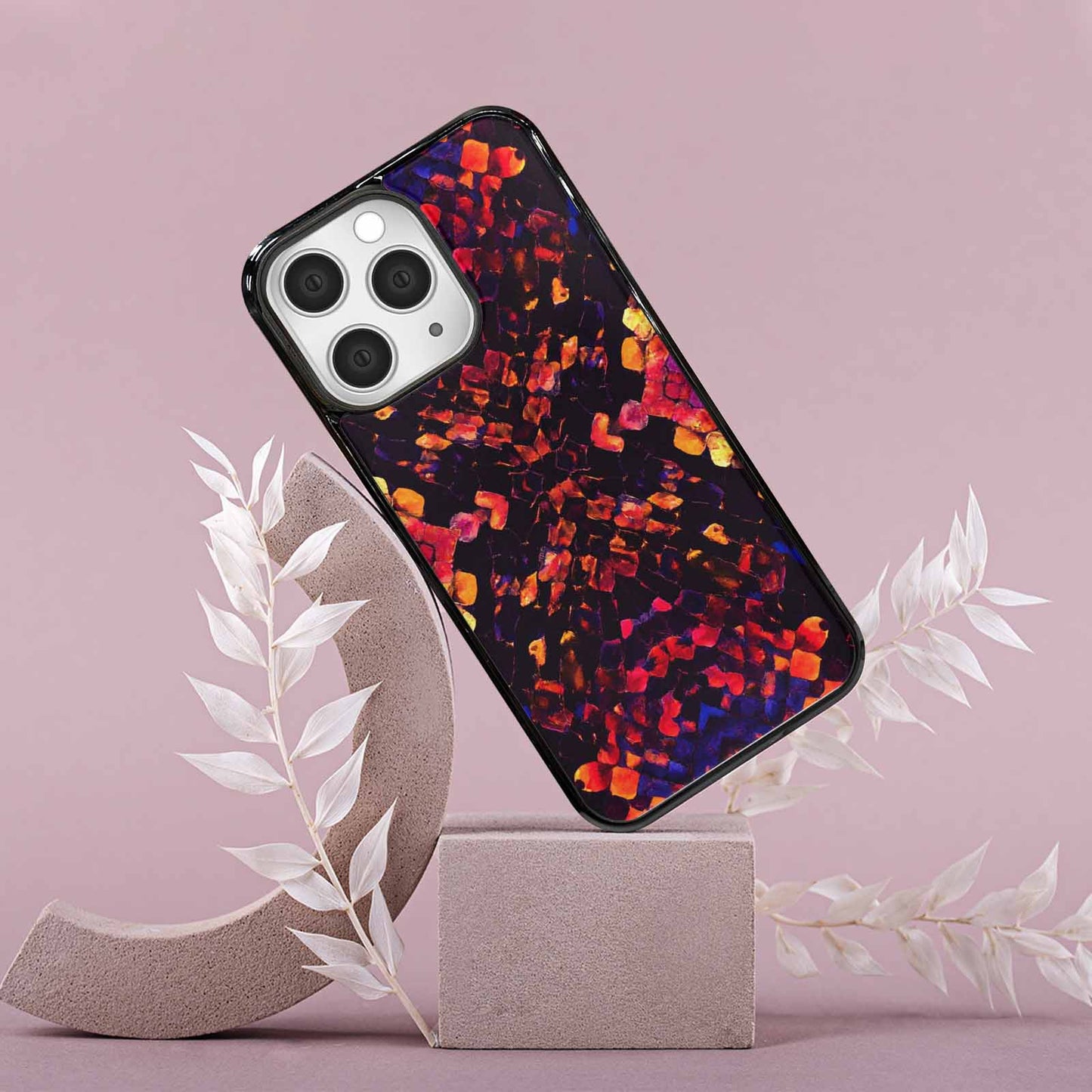 iPhone 15 Pro Max Case — Dark Snake Print, Custom Art Phone Cover