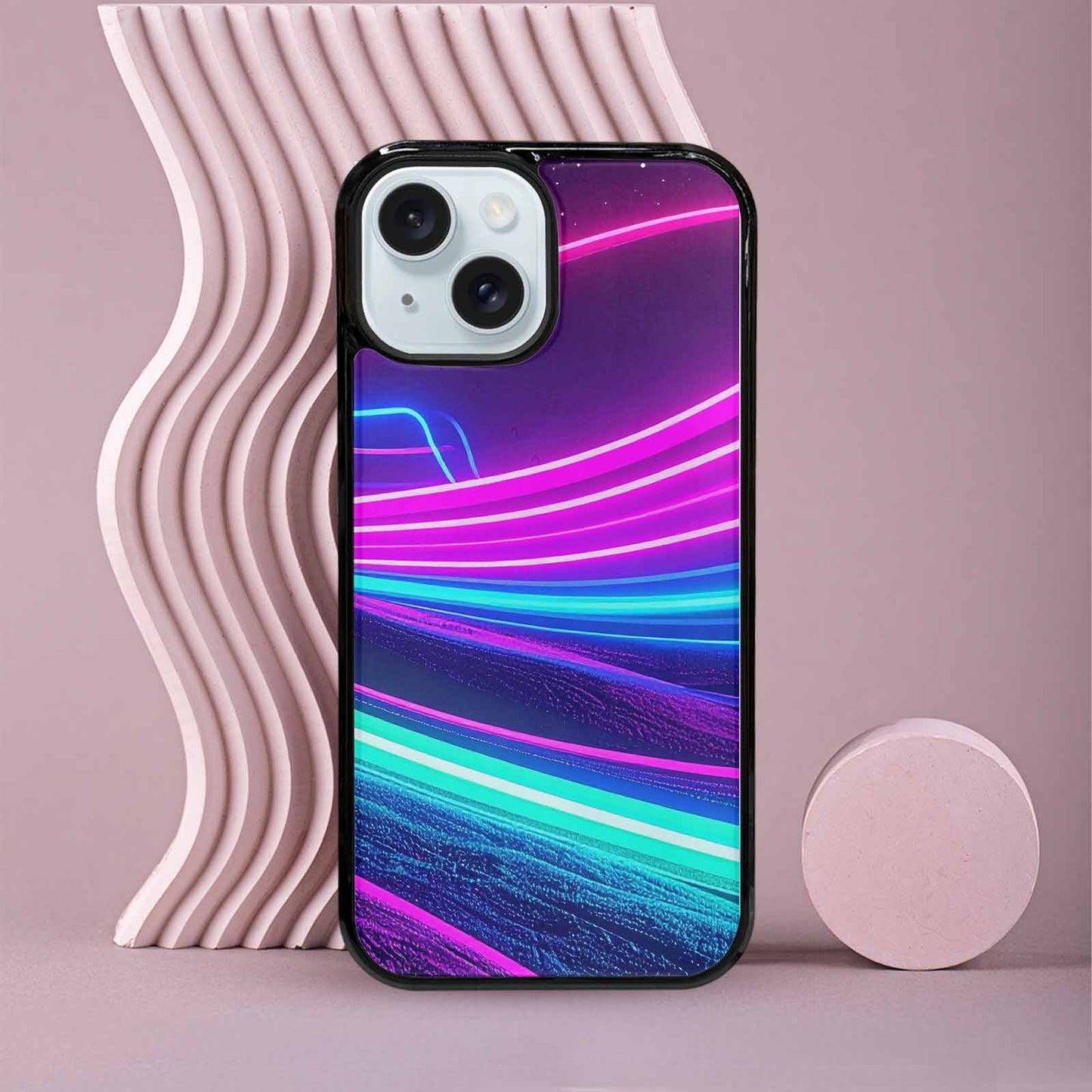 iPhone 15 Case — 80s Neon Cartoon Custom, Customized Protective Case