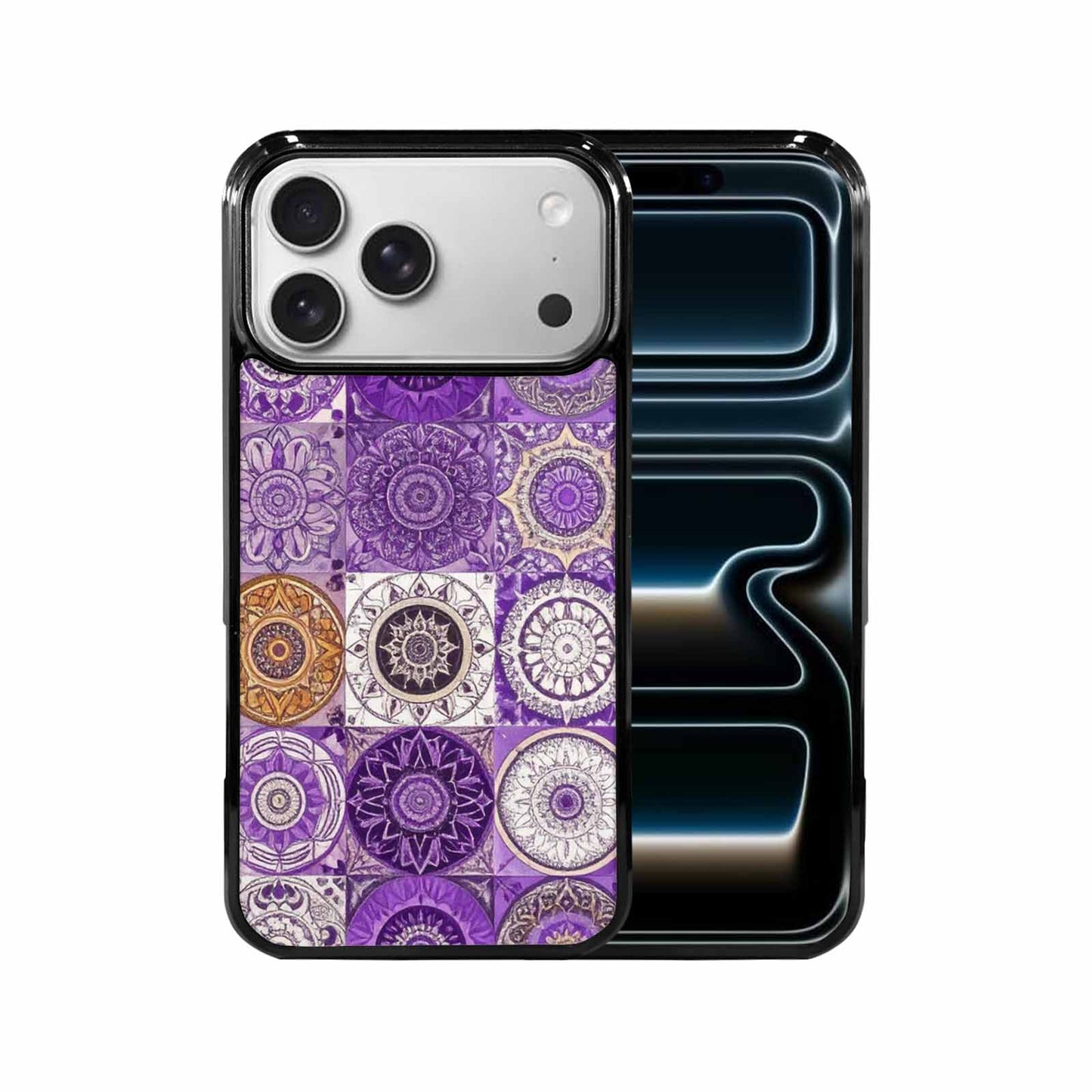 iPhone 17 Pro Max Case — Small Mandala Pattern, Randomly Floral, Unique Phone Case Design