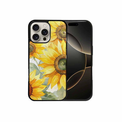 iPhone 16 Pro Max Case — Sunflowers Watercolor, Custom Print Case Cover