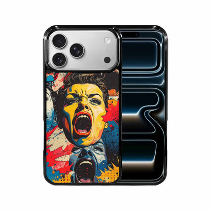 iPhone 17 Pro Max Case — Comic Book Scream Comic Original Art, Custom Phone Case