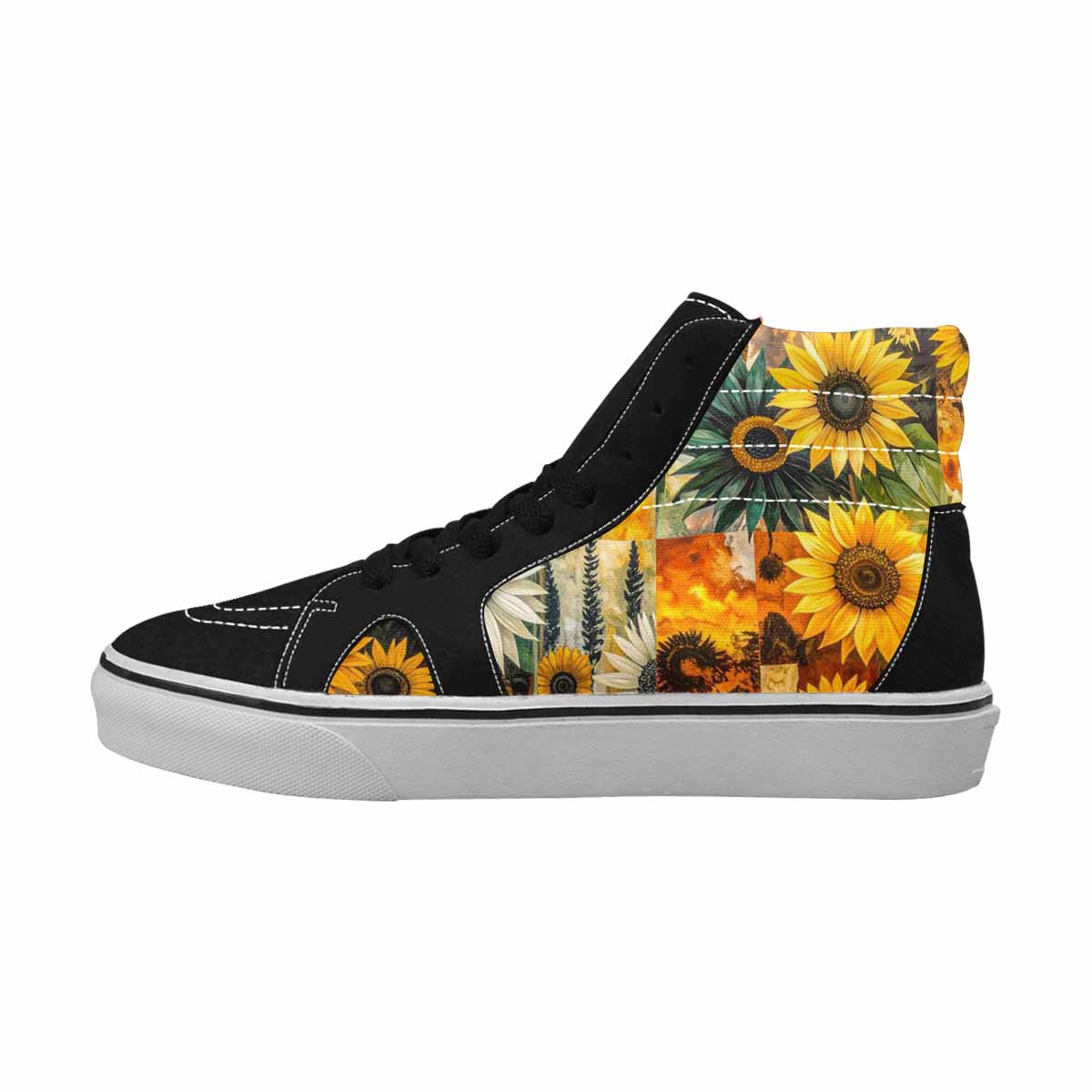 MEN'S Blend Melt Them High Top Canvas Dark Academia Custom Sneakers