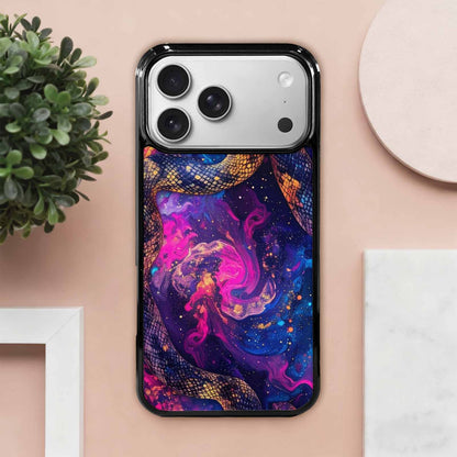 iPhone 17 Pro Max Case — Snake Print Galaxy Seamless Animal Print, Unique Phone Case Design