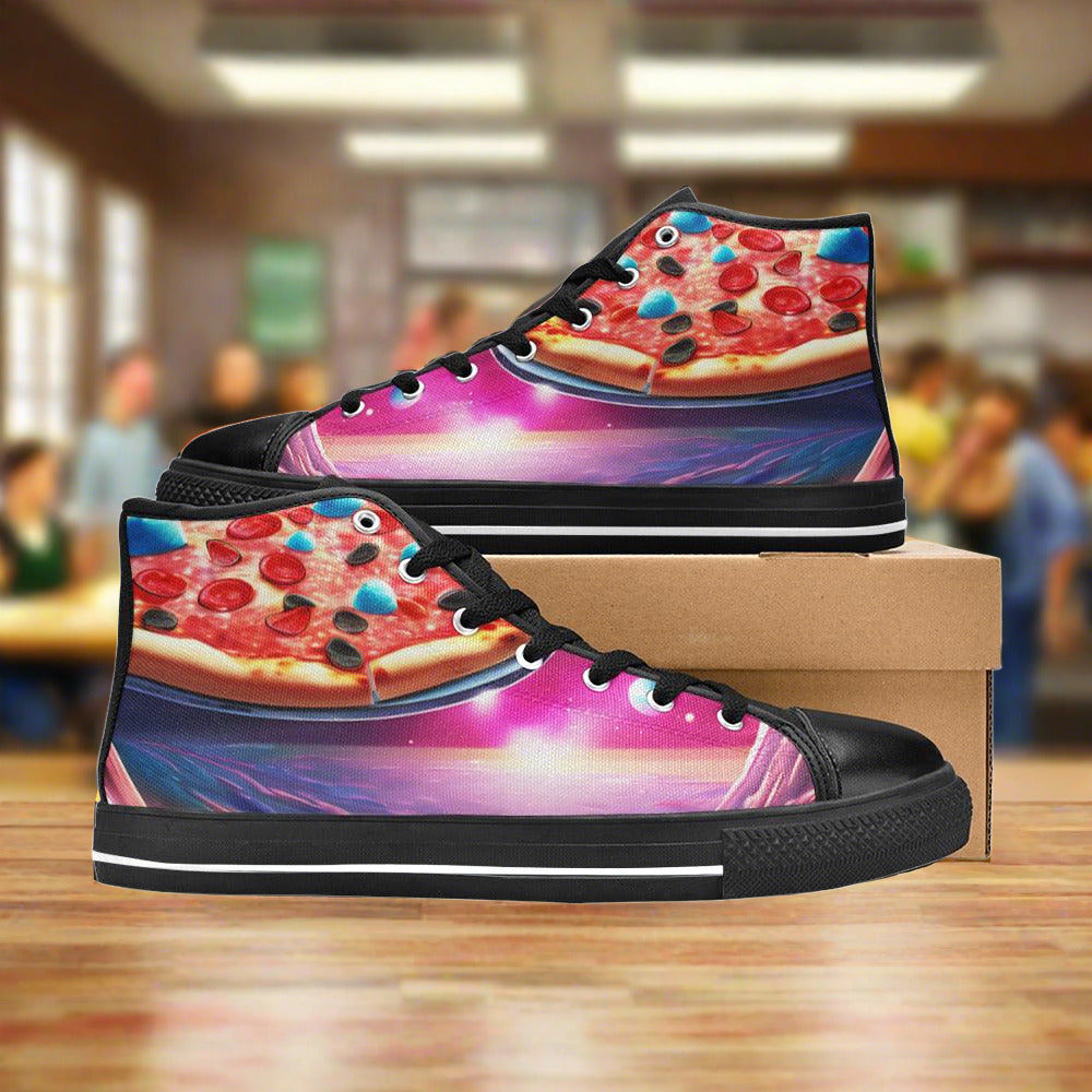 Jellyfish Pink Cream Original MEN Bold Art - Freaky Shoes | Custom Art Sneakers
