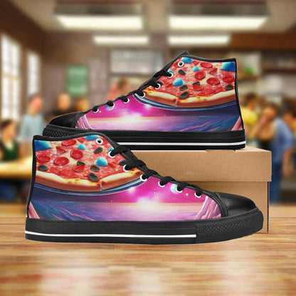 Jellyfish Pink Cream Original MEN Bold Art - Freaky Shoes | Custom Art Sneakers