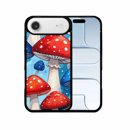 iPhone 17 Air Case — Vivid Winter Mushroom Seamless Cartoon Cute, Custom Print Case Cover