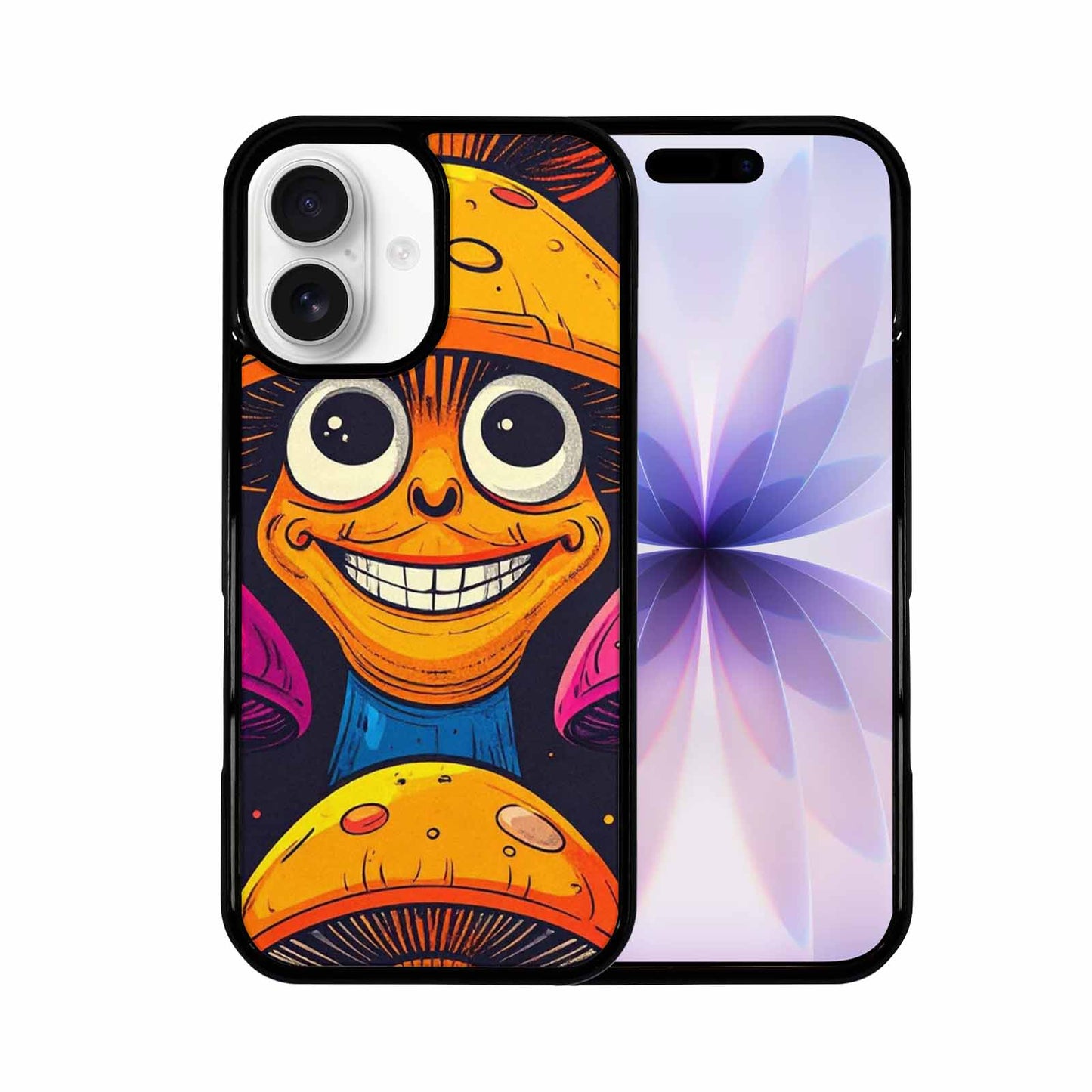 iPhone 17 Case — Retro Mushroom Cartoon Art Retro Vintage, Custom Print Case Cover