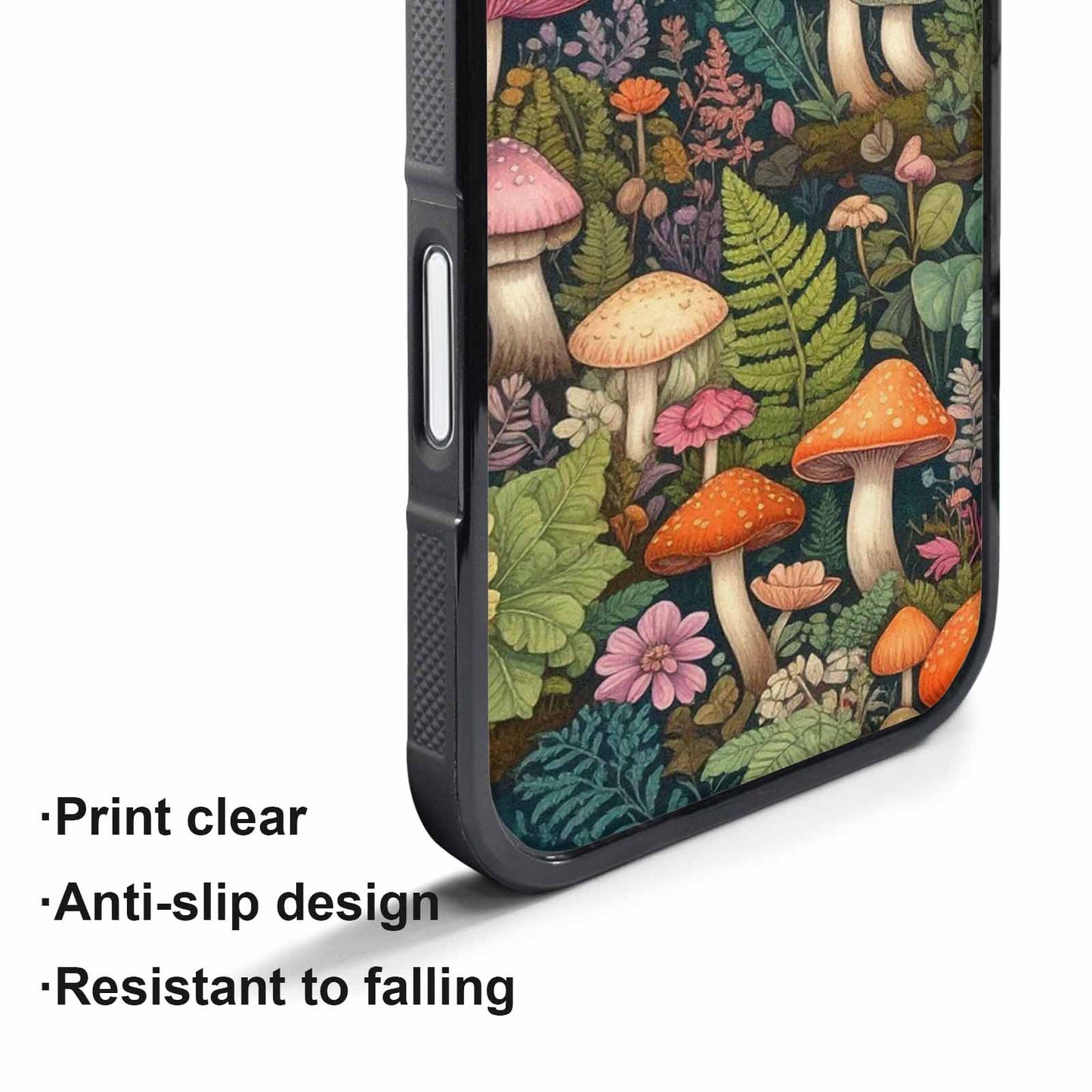 iPhone 17 Pro Max Case — Mushrooms Botanicalmushrooms P Kzu Floral, Customized Protective Case