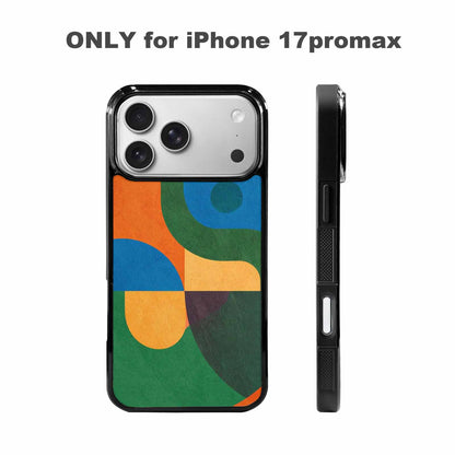 iPhone 17 Pro Max Case — Memphis Art Pattern (1) Retro Vintage, Customized Protective Case