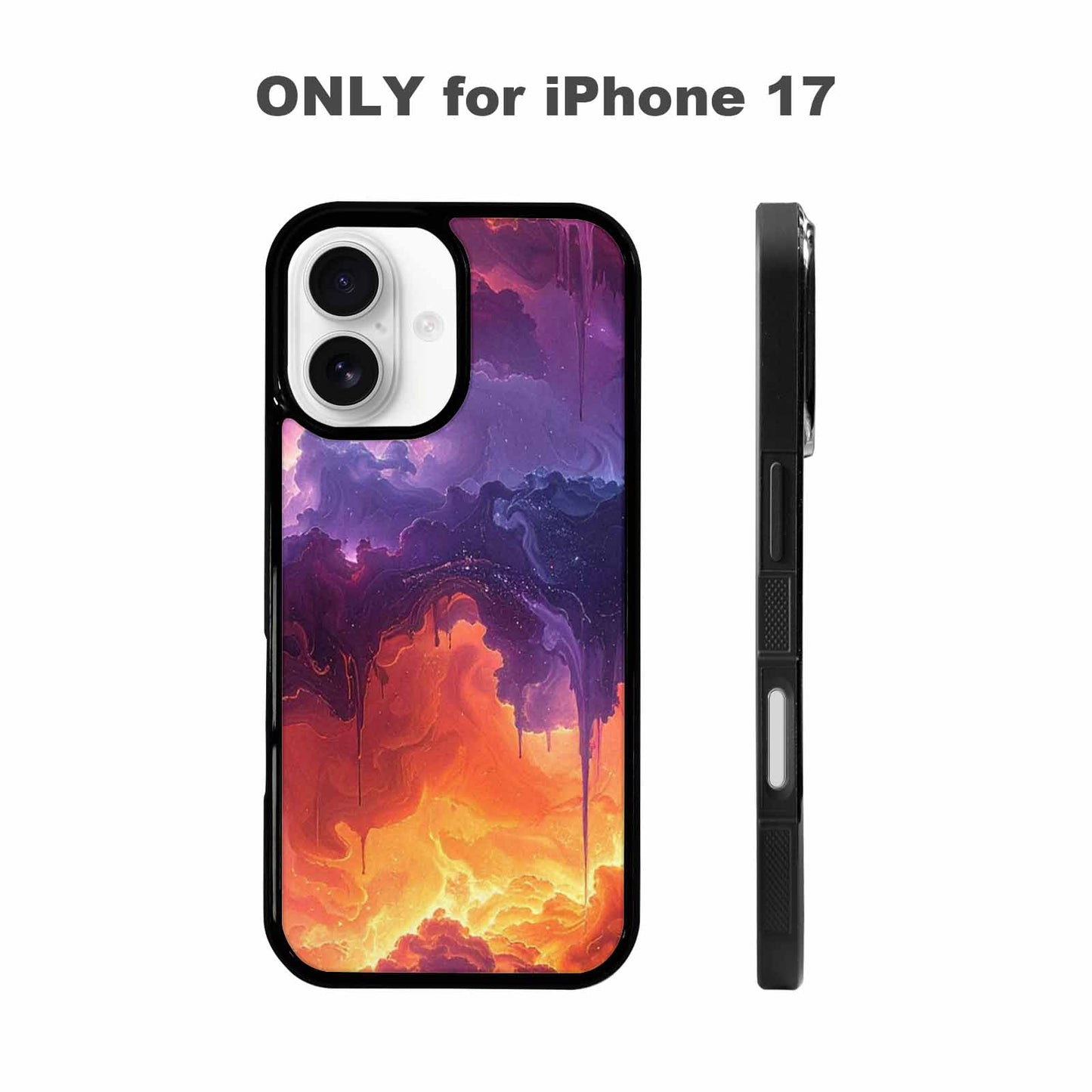 iPhone 17 Case — Seamless Tileable Pattern Of Galaxy Space, Personalized Phone Case
