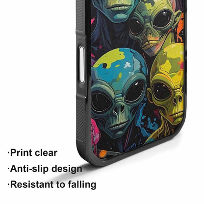 iPhone 17 Case — Aliens Camo Aliens Alien Scifi, Unique Phone Case Design