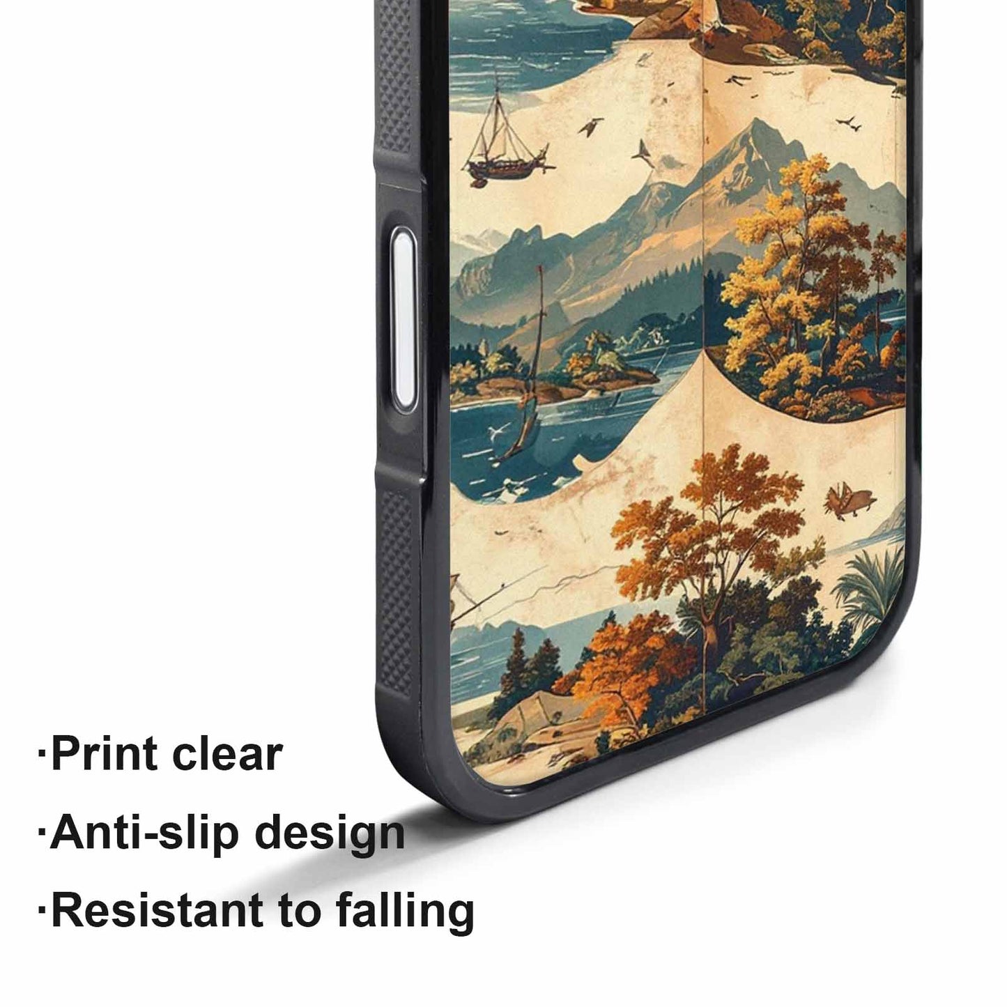 iPhone 17 Pro Case — Vintage Travel Artwork Pattern Retro Vintage, Custom Designed Case Cover