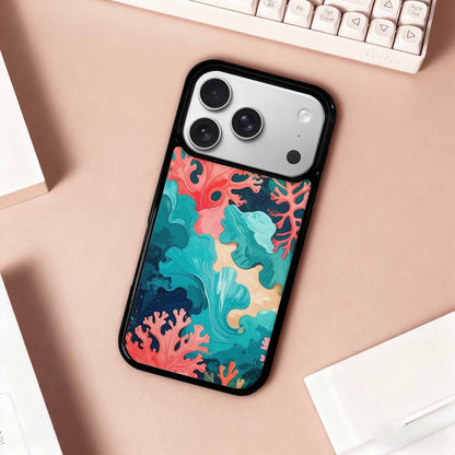 iPhone 17 Pro Case — Seamless Tileable Pattern Of Overlapping Camo, Custom Phone Case
