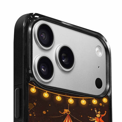 iPhone 17 Pro Case — Vintage Circus Art Pattern Retro Vintage, Custom Made Phone Cover