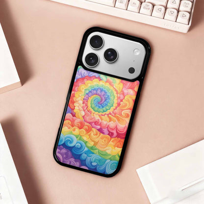 iPhone 17 Pro Case — Tie Dye Swirls Tie Dye Tie, Customized Protective Case