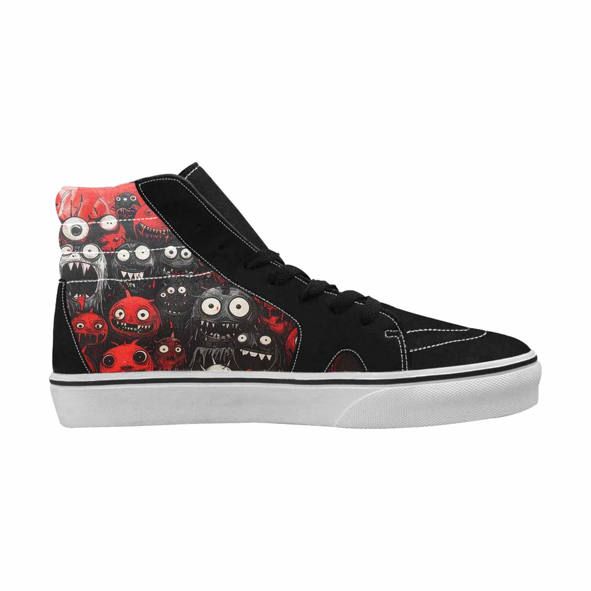 MEN'S Monsters (general) High Top Canvas Kaleidoscope Sneakers