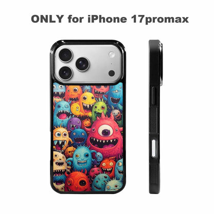 iPhone 17 Pro Max Case — Monsters (general) Cartoon Monsters Cartoon Cute, Custom Print Case Cover