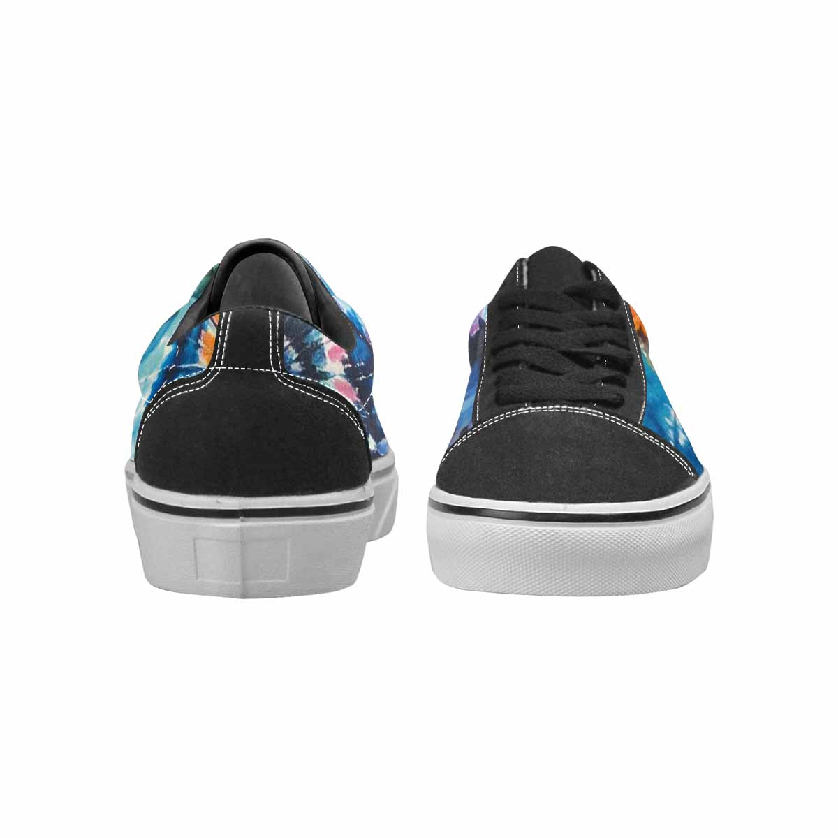 WOMEN'S Tie Lace-Up Canvas Wallpaper Art Custom Sneakers