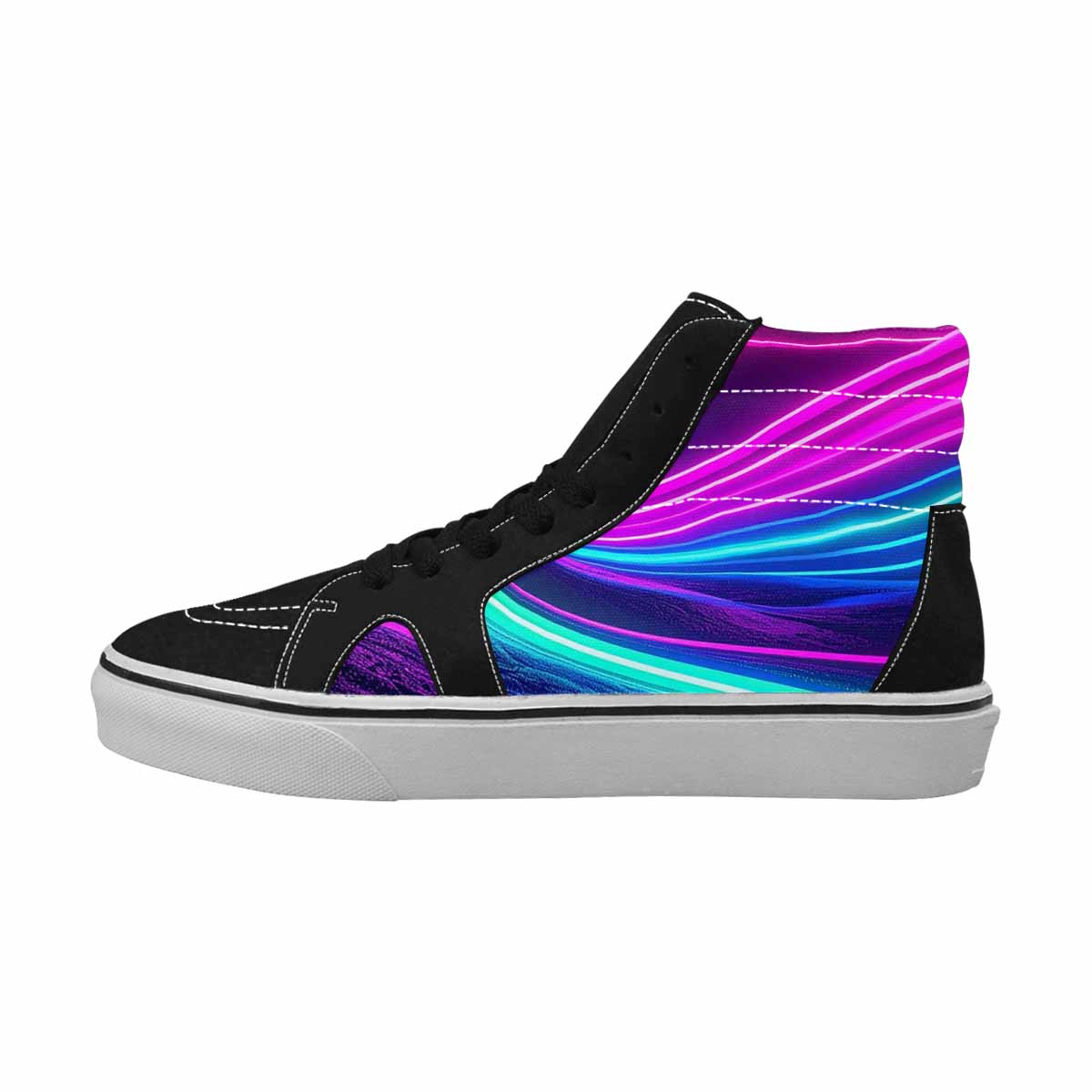 WOMEN'S 80S Neon Cartoon High Top Canvas Y2K Sneakers