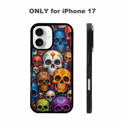 iPhone 17 Case — Skulls (general) Skulls Pattern Gothic Skulls, Personalized Phone Case