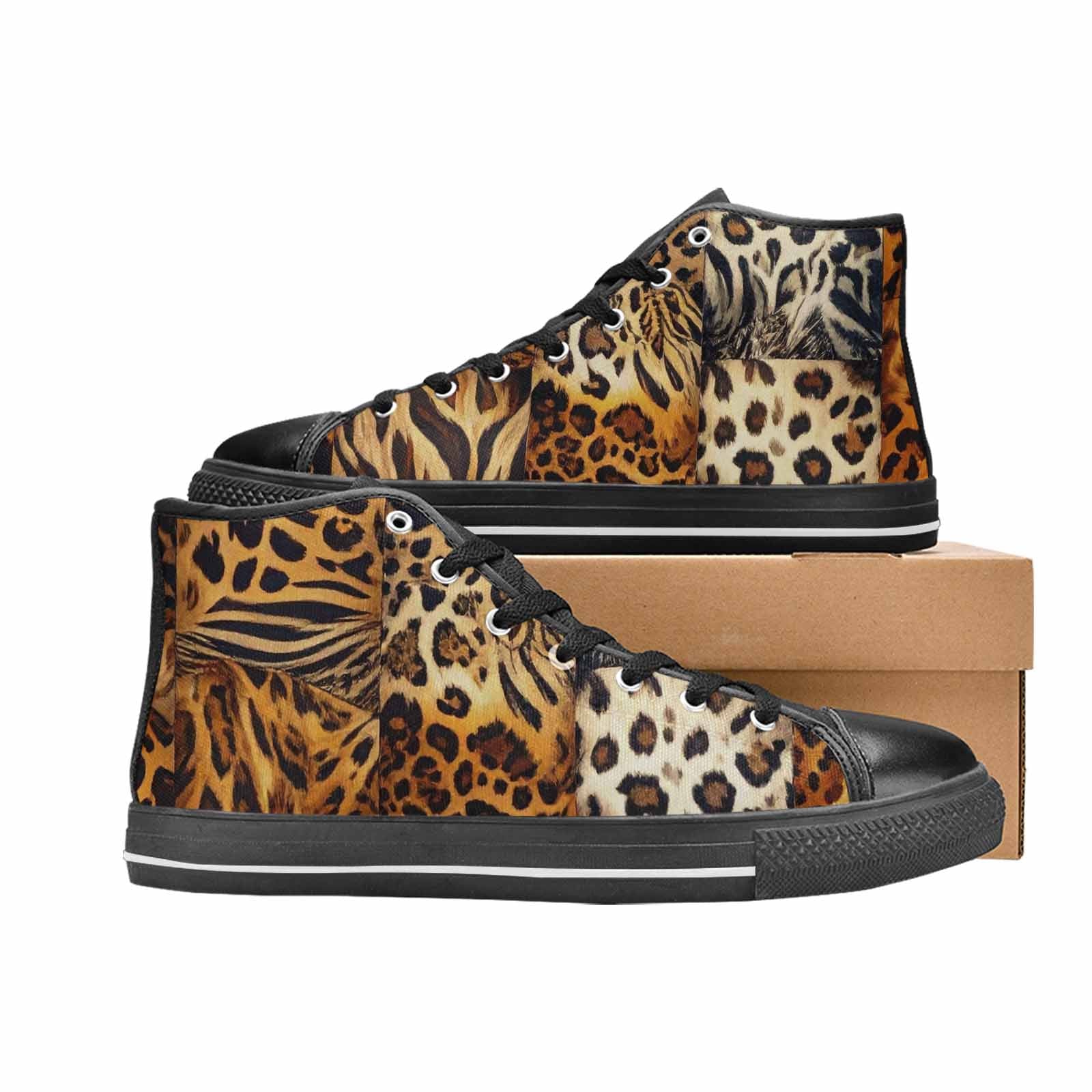 WOMEN'S Animal Print High Top Canvas Cottagecore Shoes