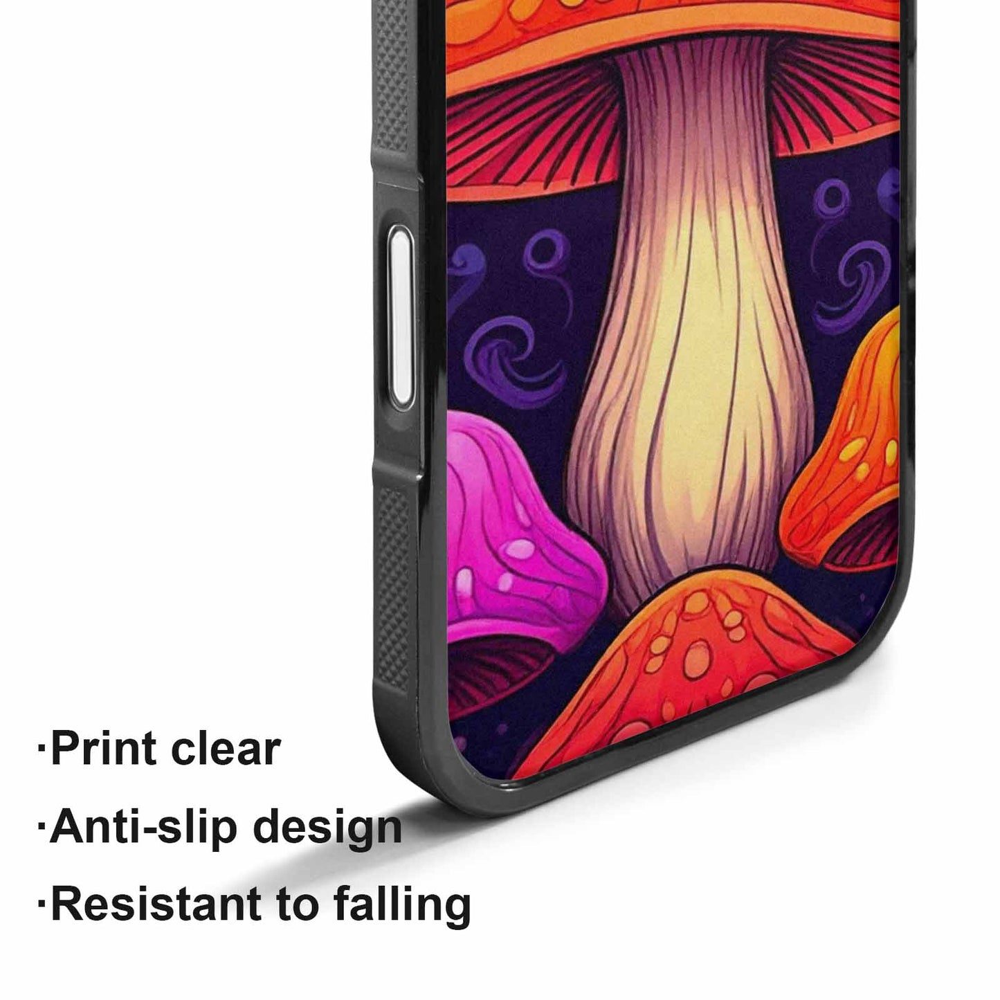 iPhone 17 Case — Psychedelic Mushroom Cartoon Pattern Cartoon Cute, Custom Art Phone Cover