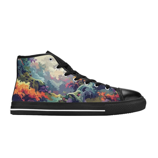 KIDS' Camo Design 1 High Top Canvas Surreal Shoes