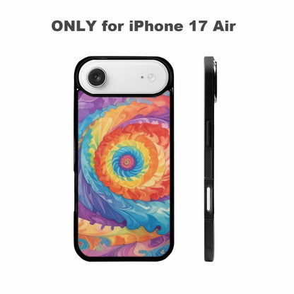 iPhone 17 Air Case — Tie Dye Swirls Tie Dye Tie, Customized Protective Case