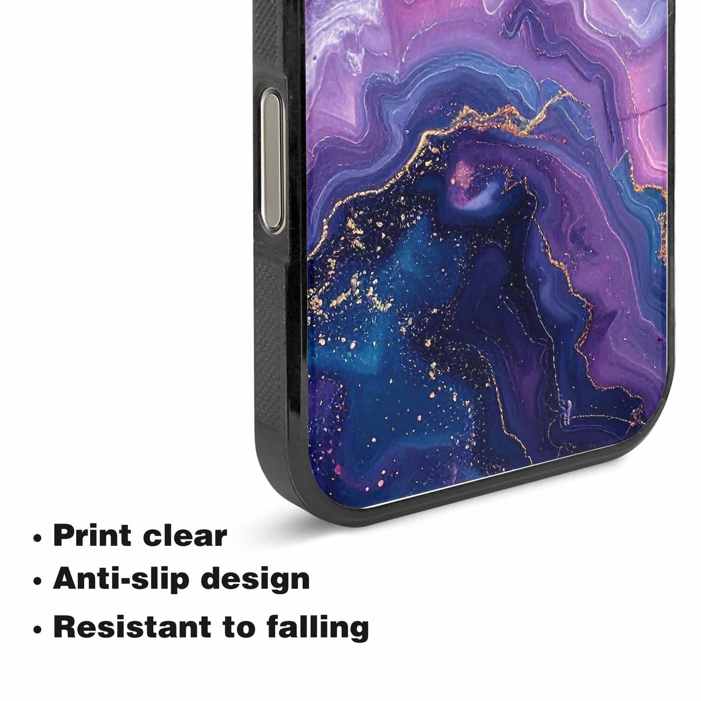 iPhone 15 Pro Max Case — Marble Galaxy, Custom Made Phone Cover