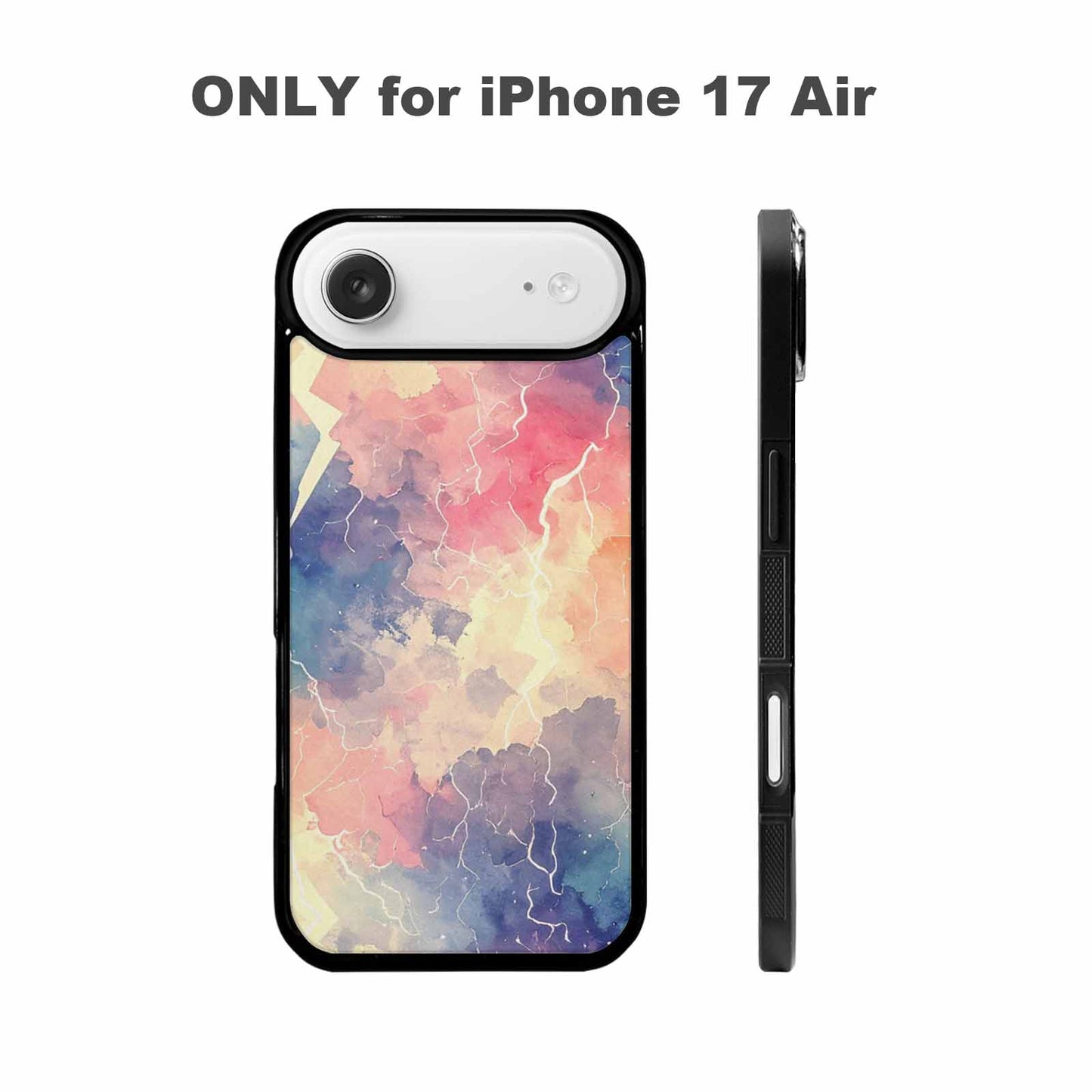 iPhone 17 Air Case — Vintage Spring Lightning Bolt Retro Vintage, Personalized Phone Case