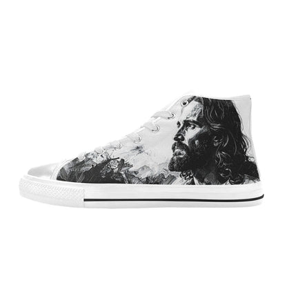 WOMEN'S Jesus2 High Top Canvas Vibrant Chaos Sneakers