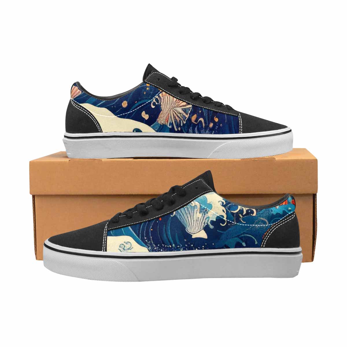 WOMEN'S Ocean Wave Canvas Lace-Up Y2K Shoes