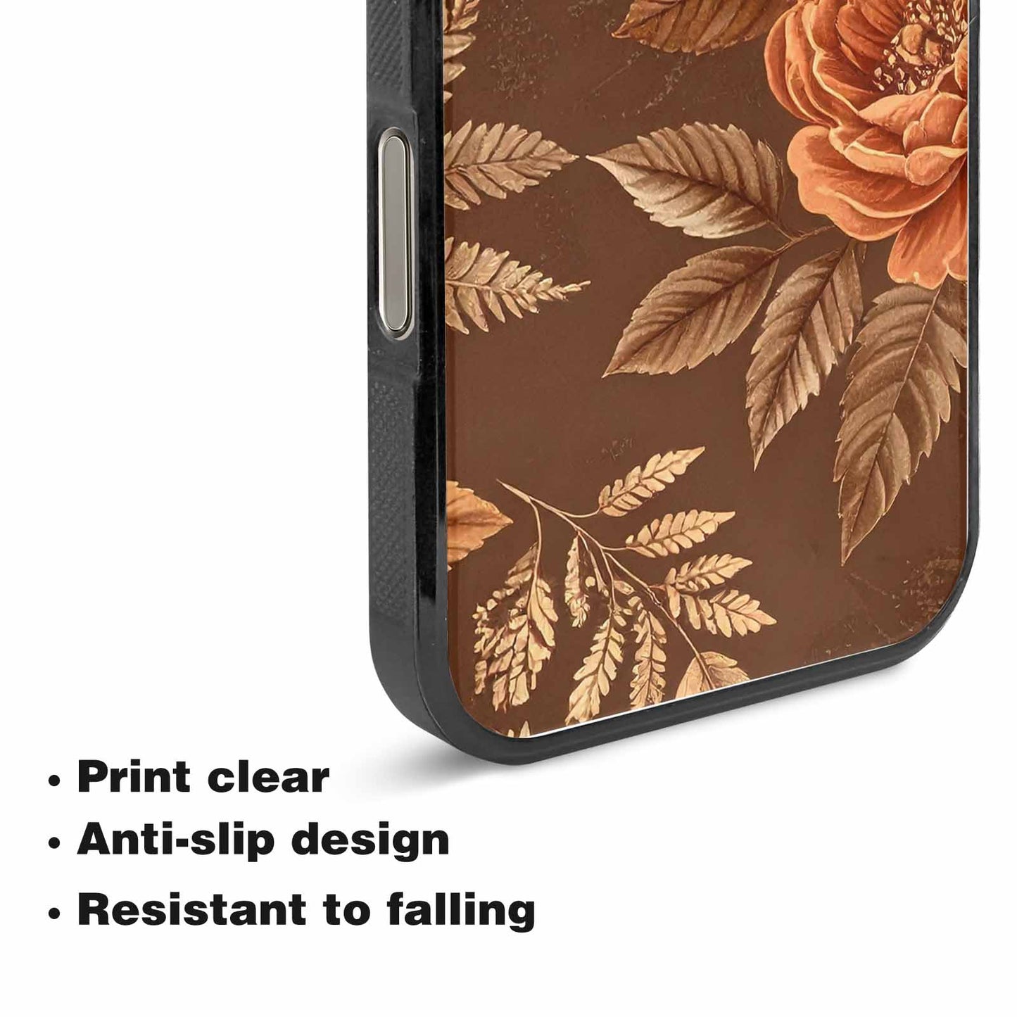 iPhone 15 Pro Max Case — Vintage Botanical Art Pattern, Custom Art Phone Cover