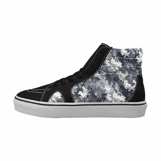 MEN'S Military Camouflage Blotch High Top Canvas Dark Academia Custom Shoes