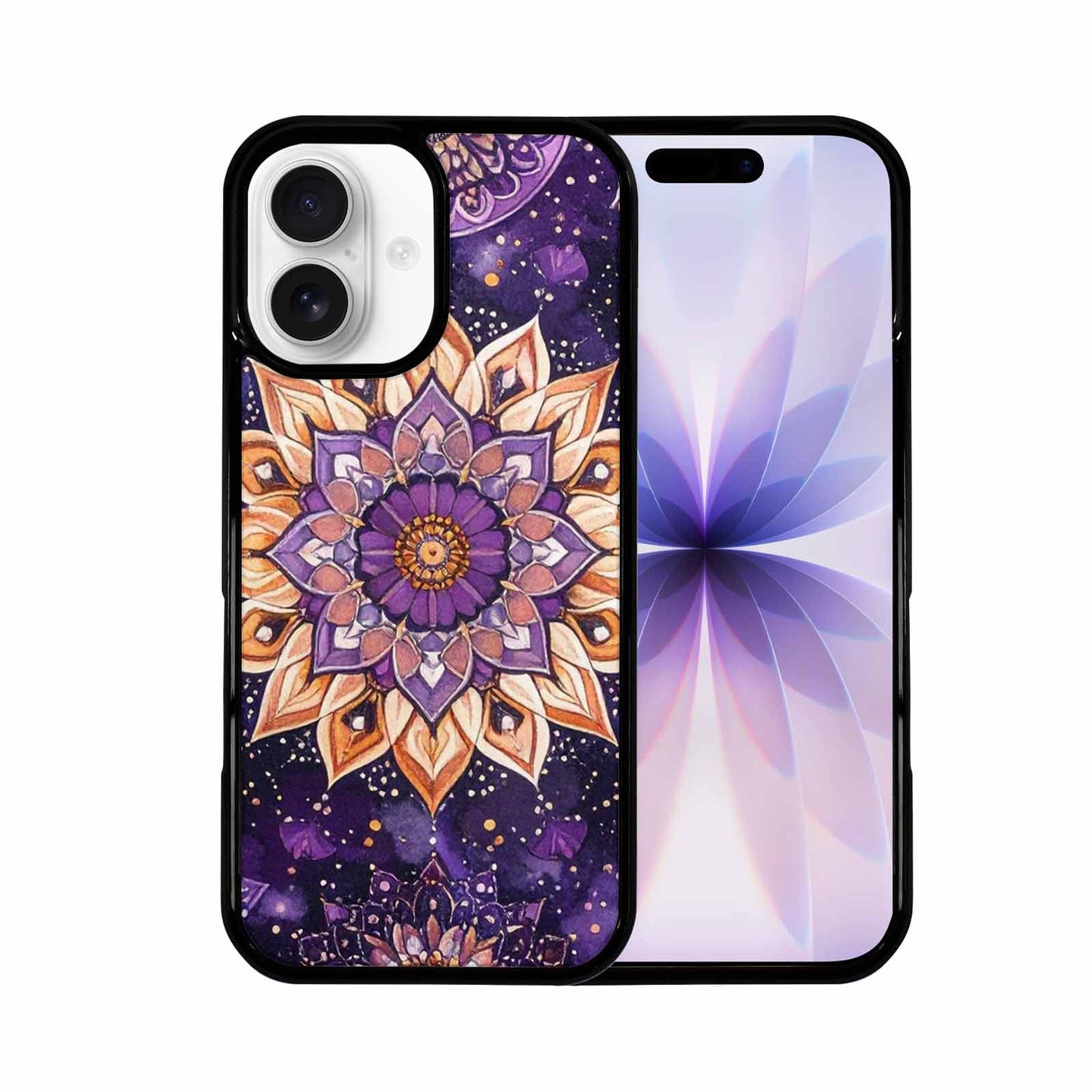 iPhone 17 Case — Small Mandala Pattern, Randomly Floral, Custom Printed Phone Case