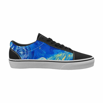 WOMEN'S Starry Night Van Gogh Canvas Lace-Up Vivid Shoes
