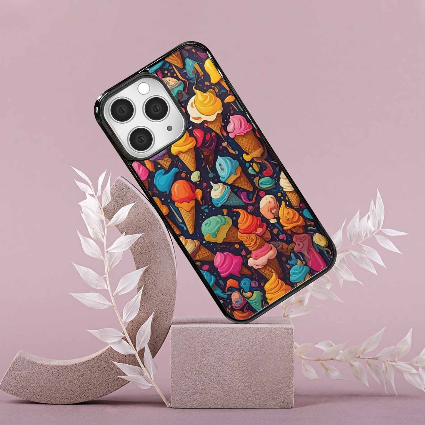 iPhone 15 Pro Max Case — Ice Cream Motif Ice Cream Motifs, Original Design Phone Case